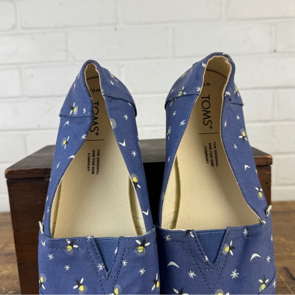Toms Blue Glow In The Dark Firefly Alpargatas women’s Size 9.5 US - Picture 7 of 11